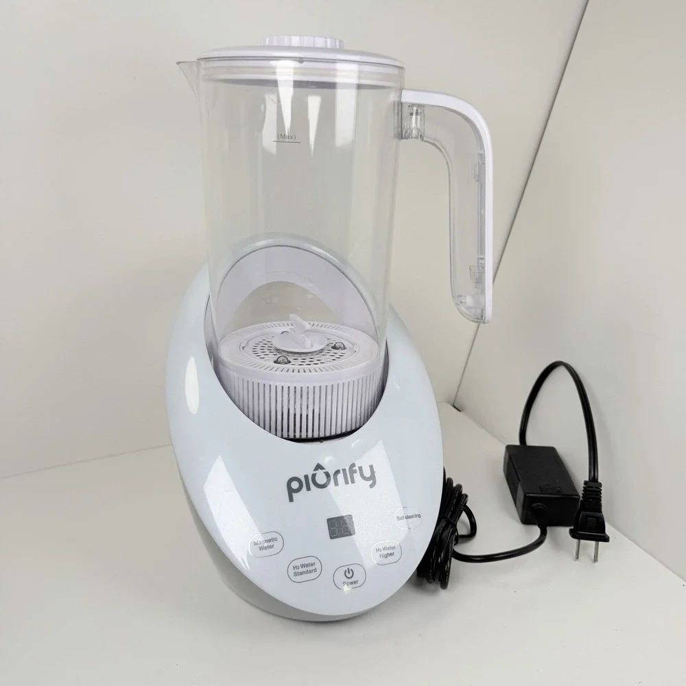 Piurify Hydrogen Water Generator Pitcher Tested Working Used Filter